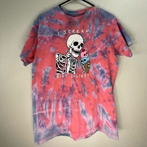 “I Scream” Skeleton Mens Streetwear T-Shirt by Riot Society